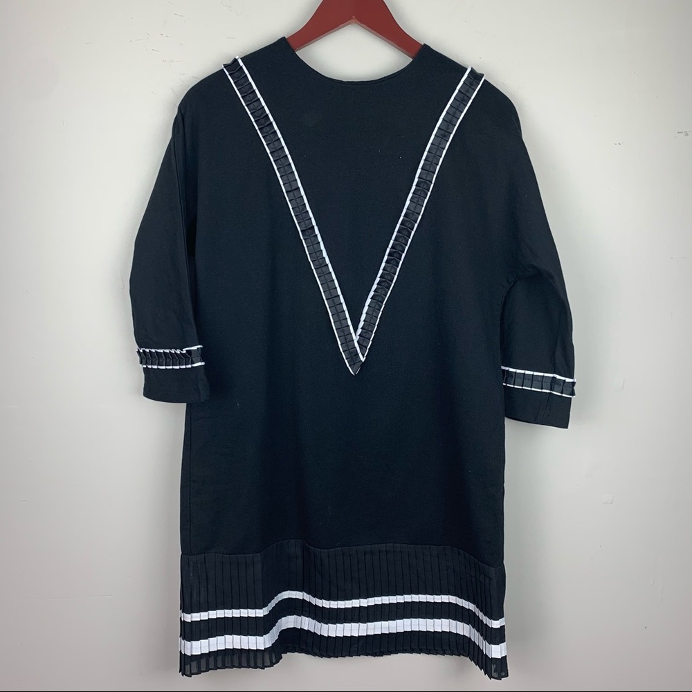 Othermix tunic with ribbon detail